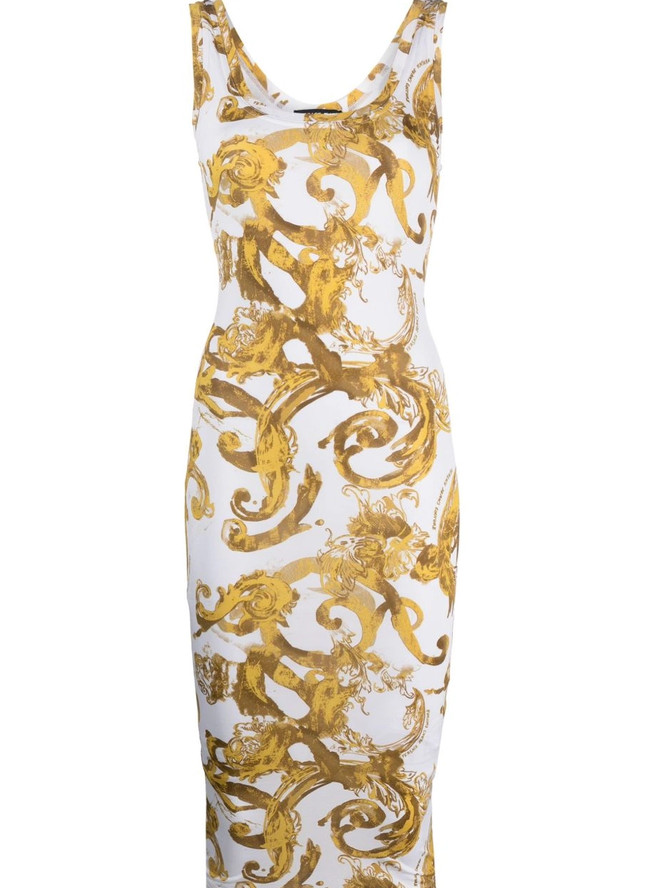 Cheap dress Barocco-print midi Jeans Couture Versace Women 0803